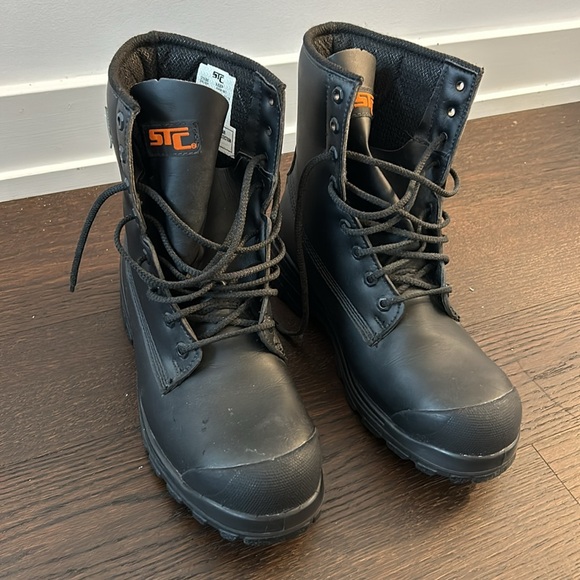 STC steel toe work construction boots - Picture 4 of 10